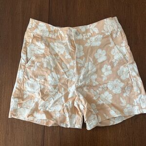 Jachs Girlfriend NY Floral Peach Shorts